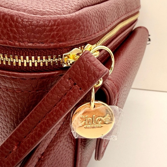 chloe cosmetic bag pouch beige new in box - Picture 5 of 7